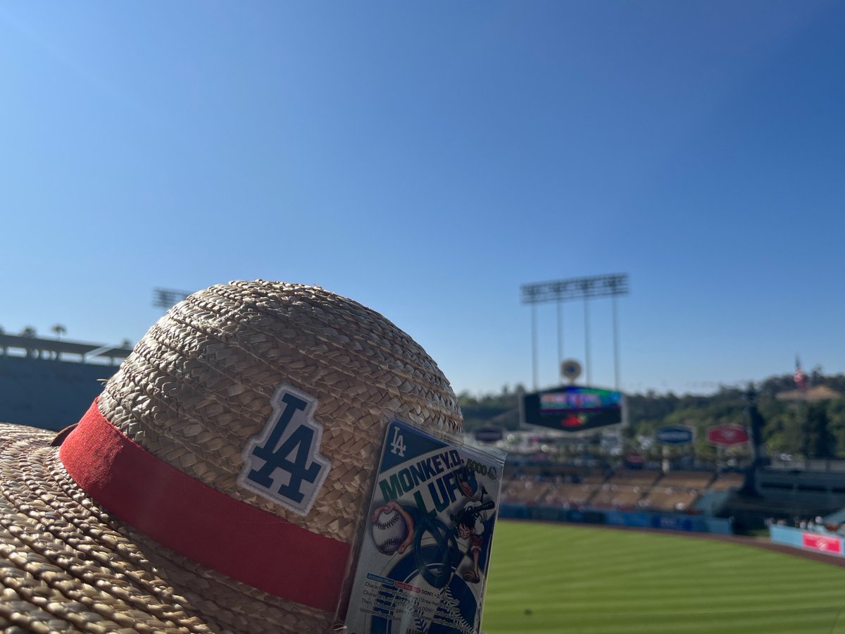 Eiichiro_Staff's tweet photo. ドジャースとのコラボゲーム
『ONE PIECE Night』まもなく試合開始⚾

#DodgersxONEPIECE
#ONEPIECE
#Dodgers
#OP_globalinfo https://t.co/T9LUmSR4sq
