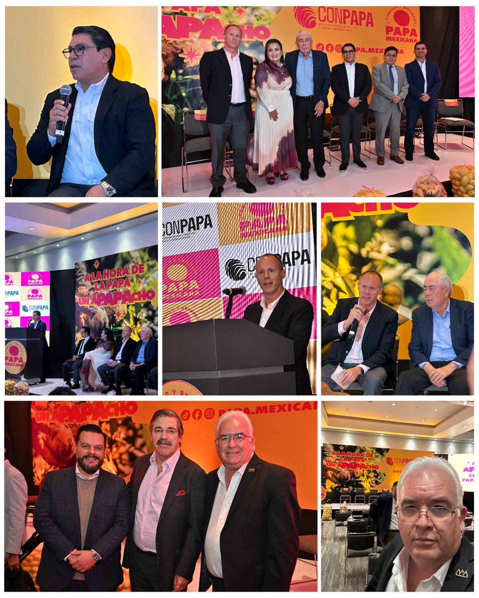 _lharo's tweet photo. Participamos en el lanzamiento de la Campaña #aPAPAchate para promover el consumo de la #PapaMexicana una gran iniciativa de @Conpapa_ a la cual nos sumamos como @CNAgropecuario
Detrás de cada papa 🥔 hay una historia que vale la pena contar… y compartir. https://t.co/b7VfGgcSWV