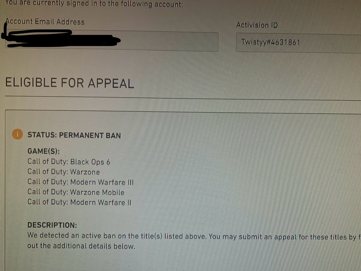 Twistyy (@twistyywz) on Twitter photo got shadow banned then few hours later got perma banned ??
<a href="/Activision/">Activision</a> <a href="/ATVIAssist/">Activision Support</a> got shadow banned then few hours later got perma banned ??
<a href="/Activision/">Activision</a> <a href="/ATVIAssist/">Activision Support</a>