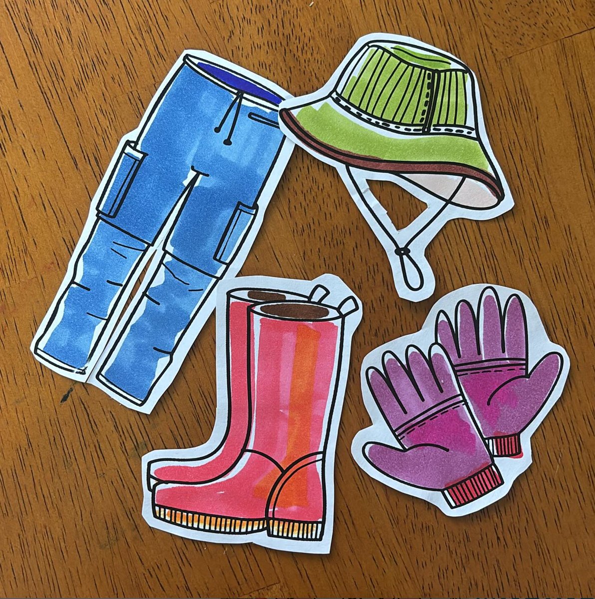 CleverLearner's tweet photo. Things we wear! #kids #preschool visit for more! https://t.co/qpdAP2Vgks https://t.co/2QbPTpMMSc