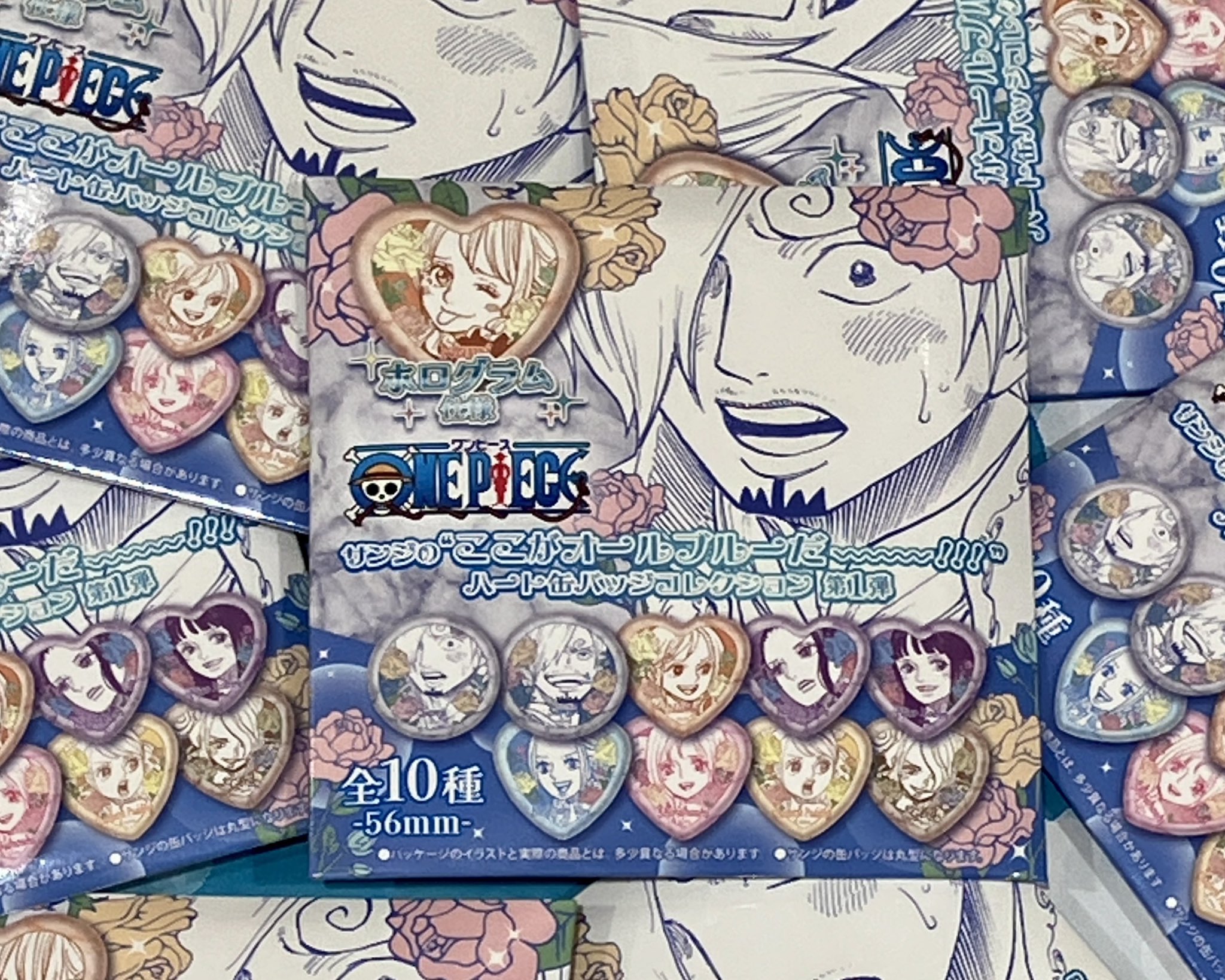 ONE PIECE ルフィ 麦わらストア ハート缶バッジ ONE PIECE 麦わらストア梅田店 on X: 