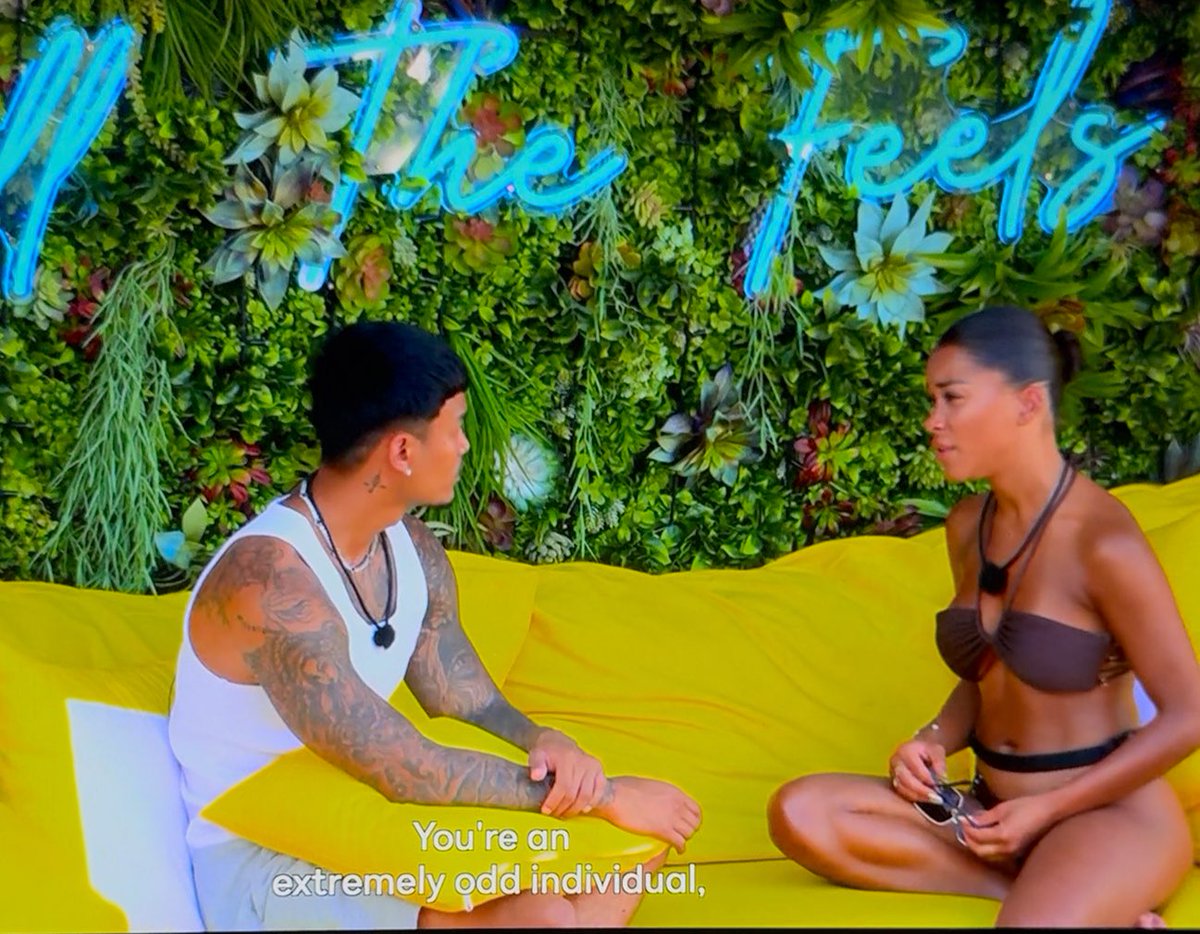 This phrase will be coming out of my mouth 24/7 😭😭 #LoveIslandUSA #LoveIsland #AmayaPapaya