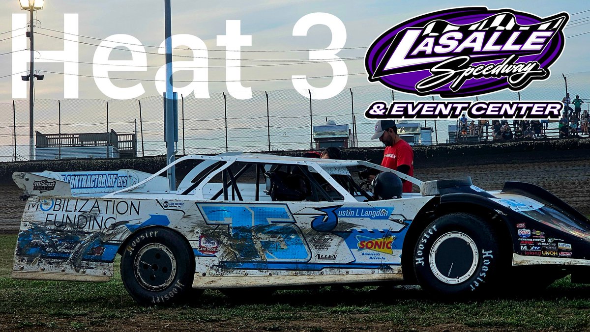 Dillon McCowan picks up Heat #3 tonight at <a href="/LaSalleSpeedway/">LaSalle Speedway</a> with the <a href="/SummerNationals/">DIRTcar Summer Nationals</a> #HellTour Late Models.