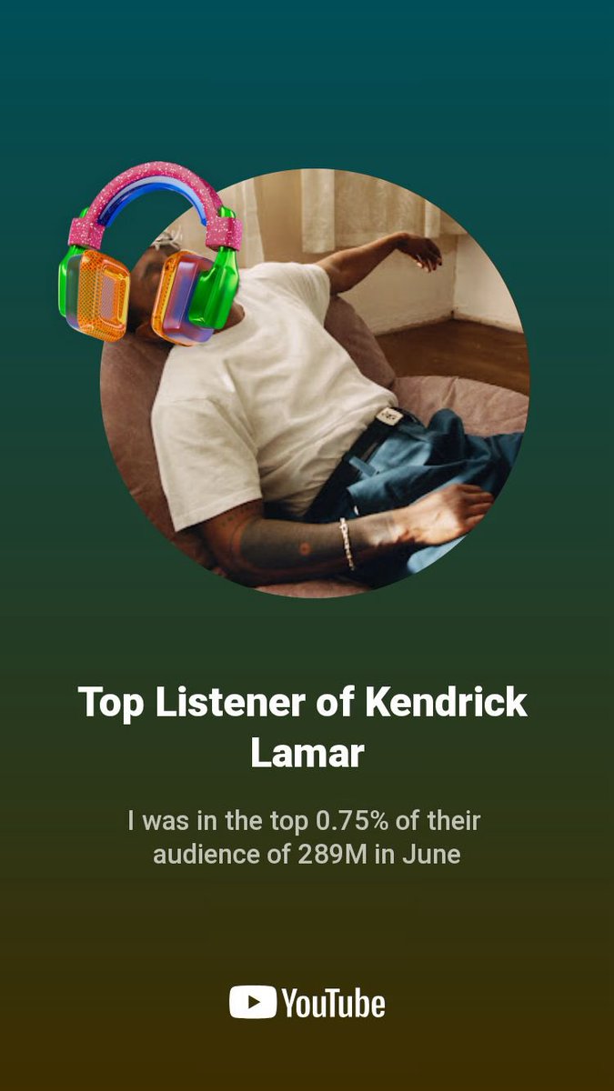 I just scored a new top listener badge. Check them out on YouTube youtube.com/channel/UC3lBX…