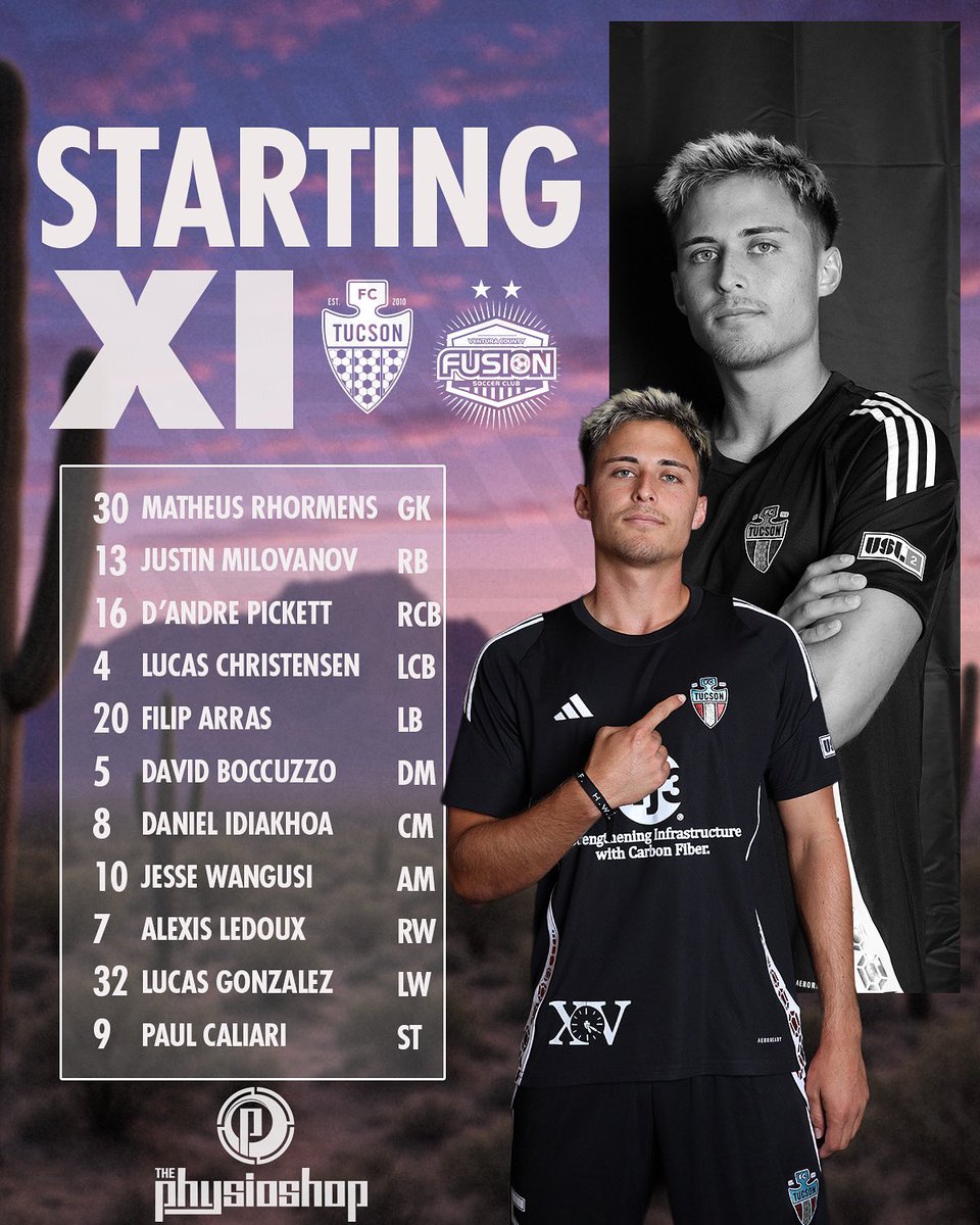 Starting XI versus 💥

📺- sportsengineplay.com

#ItStartsinTucson