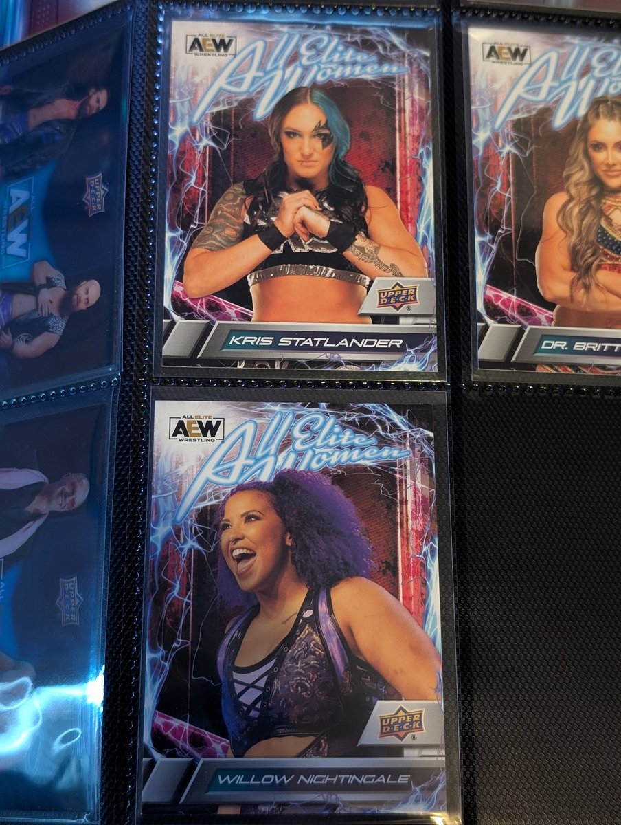 Sushi π£π (@scuffed_sushi) on Twitter photo Opened up some AEW cards and pulled two of my absolute favorite women in wrestling <a href="/callmekrisstat/">Kris Statlander</a> <a href="/willowwrestles/">Willow Nightingale</a> Opened up some AEW cards and pulled two of my absolute favorite women in wrestling <a href="/callmekrisstat/">Kris Statlander</a> <a href="/willowwrestles/">Willow Nightingale</a>