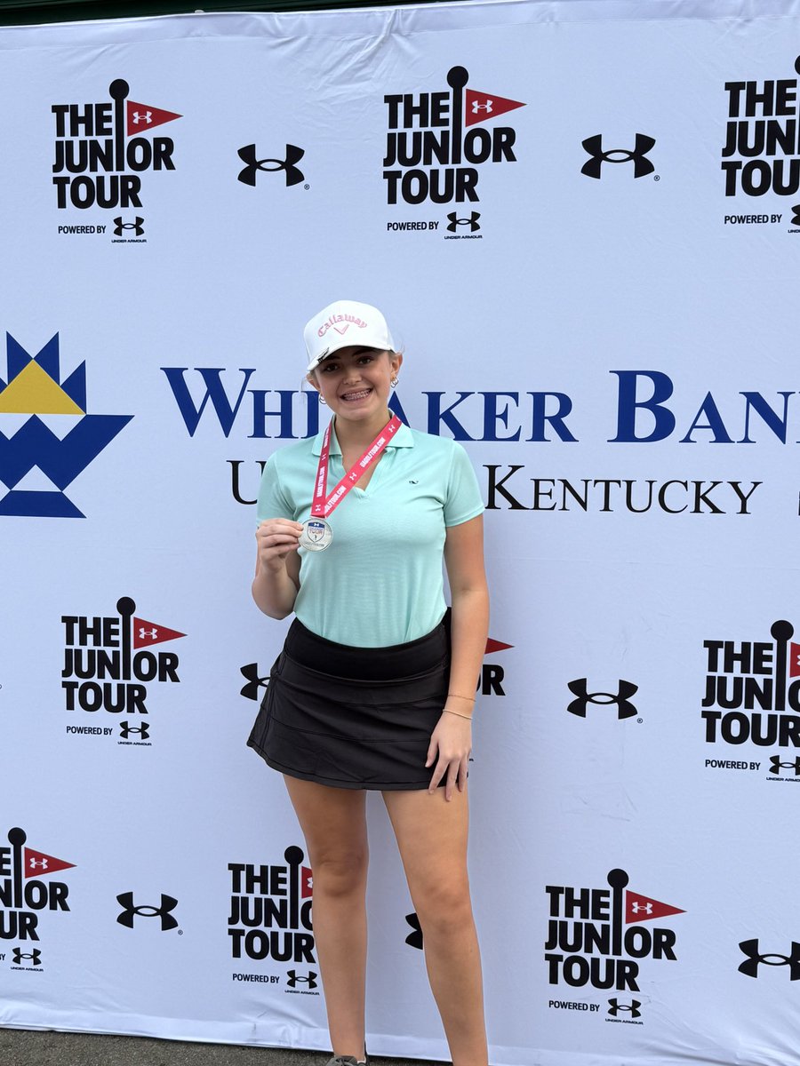 LillySmithgolfs's tweet photo. 2nd place at Campbellsville Country Club!  In the Under Armour Junior Tour! 
@ClemsonWGold
@OhioStateWGolf 
@IndianaWGolf 
@LMURailsplitter 
@VandyWGolf
@uncwomensGolf
@CULionsWGolf 
@UVAWomensGolf 
@UGAWomensGolf 
@OSUcowgirlgolf 
@WKUWomensGolf 
@EKUWGolf 
@KentuckyWGolf https://t.co/aRnJTRW0lO