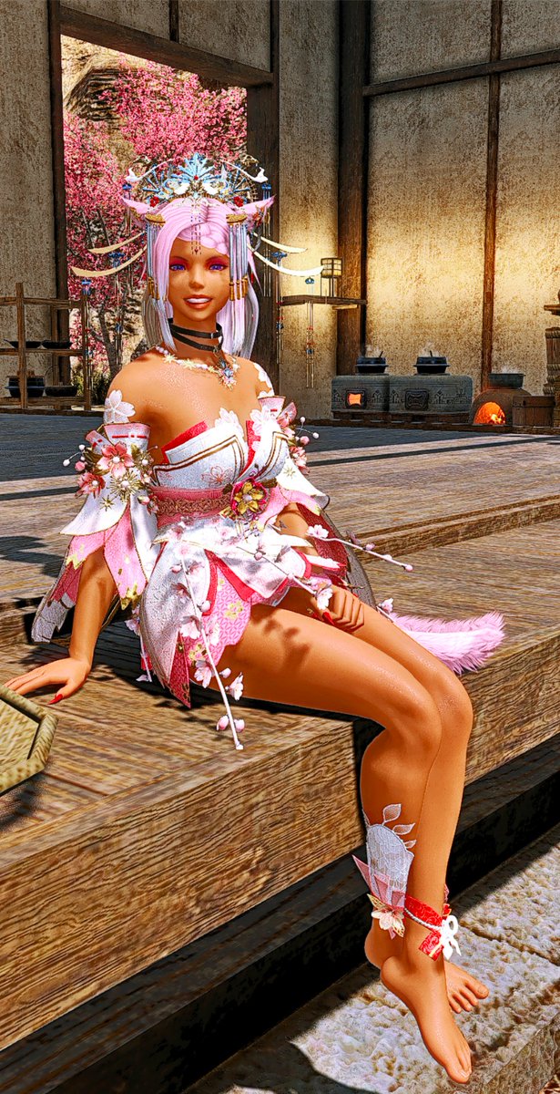 FF14HerElegancy's tweet photo. "Can I interest you in some head pats, Sweetie?"

#HienCaitGiri | #FaePoses | #gposers | #ff14ss | #ffxivss https://t.co/1JLv9E6OzK