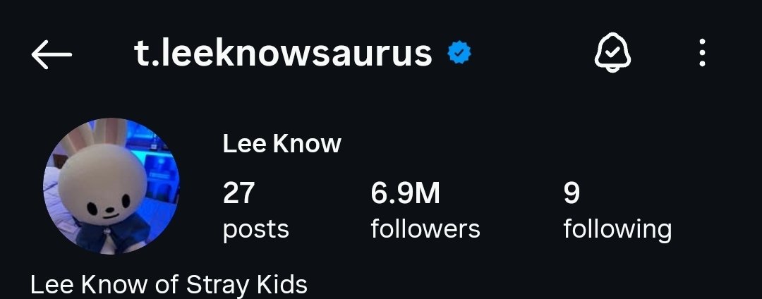 LeeKnow's solo instagram account ( t.leeknowsaurus ) surpassed 6.8  million followers 🔥

🔗: instagram.com/t.leeknowsaurus

LEE KNOW GUCCI GLOBAL AMBASSADOR 
#LEEKNOWisGUCCI
#LEEKNOWxGUCCI