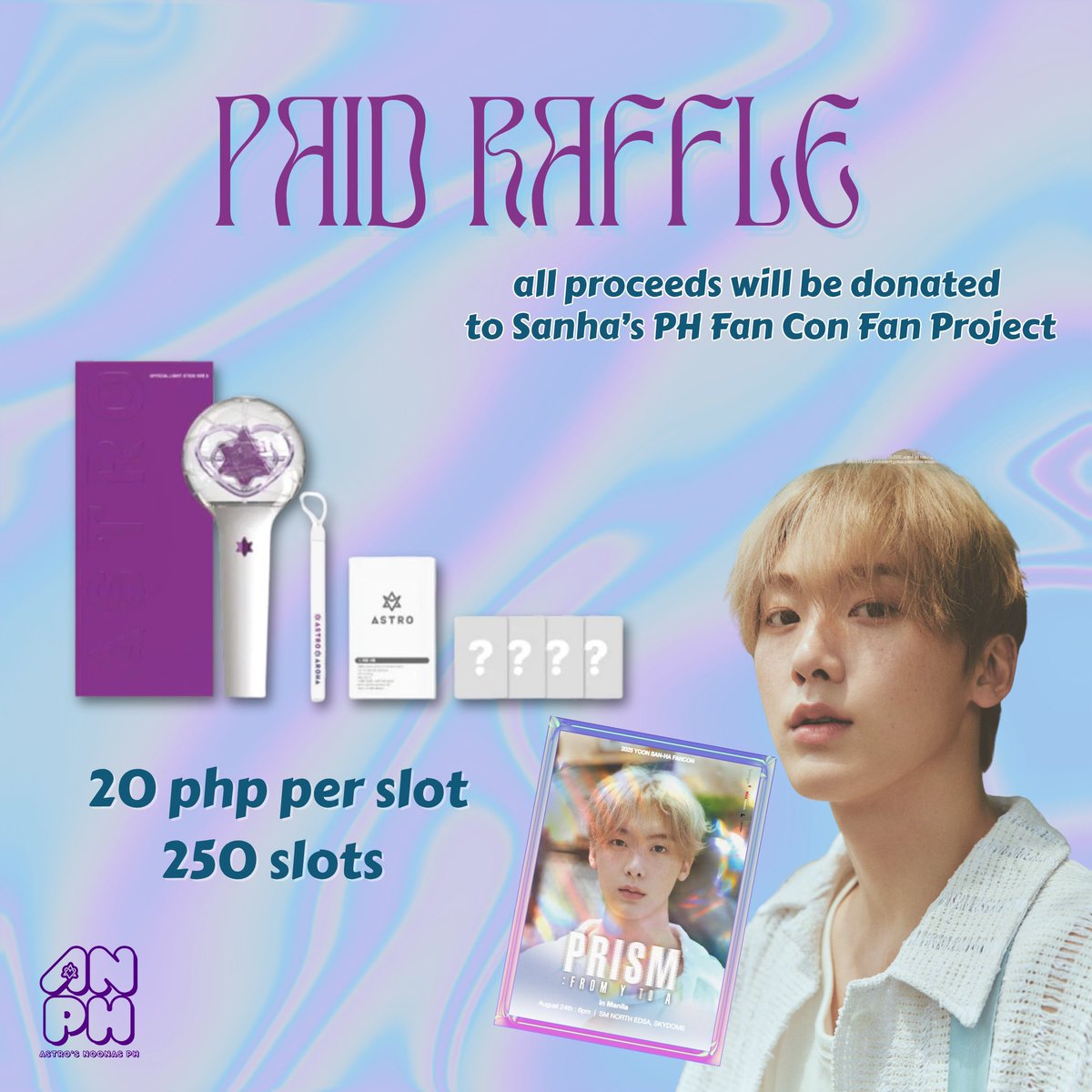 astrosnoonasph's tweet photo. 🎉 PAID RAFFLE 🎉

Get a chance to win a brand new Robong Ver 3 by joining our paid raffle 💜

20 pesos per slot
250 slots available 

All proceeds will be used for #SANHA’s PH Fan Con Fan Project.

https://t.co/9Syl2oG0fl https://t.co/JyV45MCr4y