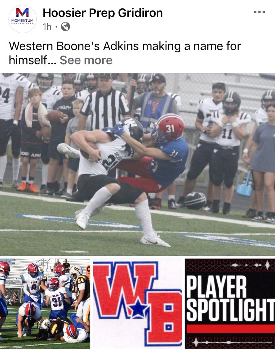 Thank you to Hoosier Prep Gridiron for the interview and article! 
facebook.com/share/p/16tCqr…