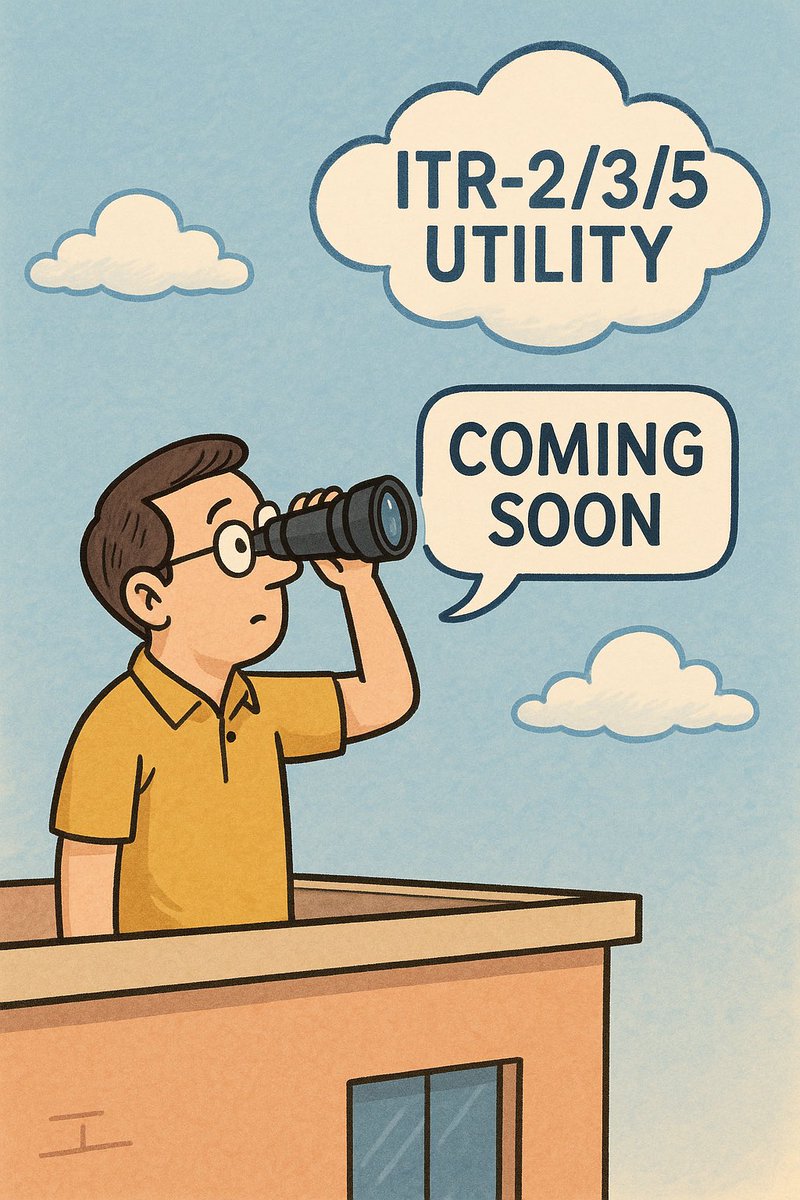 Is there any possibility of the ITR-2, ITR-3, and ITR-5 utilities being released Soon !!!!!!!
