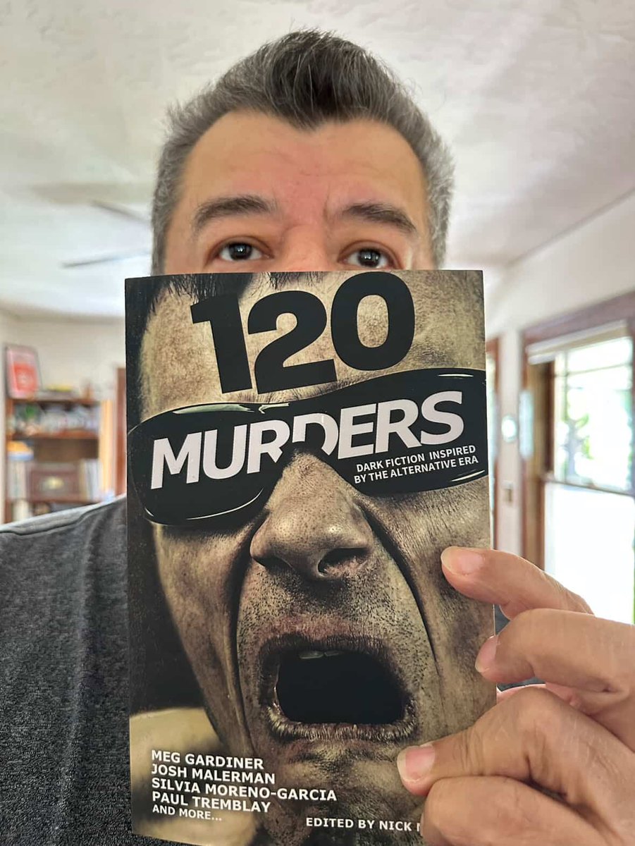 RuadanBooks's tweet image. Here we see the winner of our World Book Day giveaway of 120 Murders ed. by @NMamatas in his natural habitat... watch your fingers, @adamgallardo!
Snag your own copy of this fantastic dark fiction/alternative era anthology at ruadanbooks.com or any books retailer.
And…