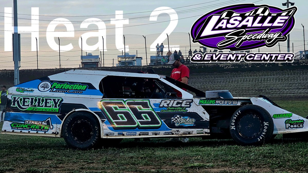 Cole Falloway picks up Heat #2 tonight at <a href="/LaSalleSpeedway/">LaSalle Speedway</a> with the <a href="/SummitRacing/">summitracing</a> Modifieds.