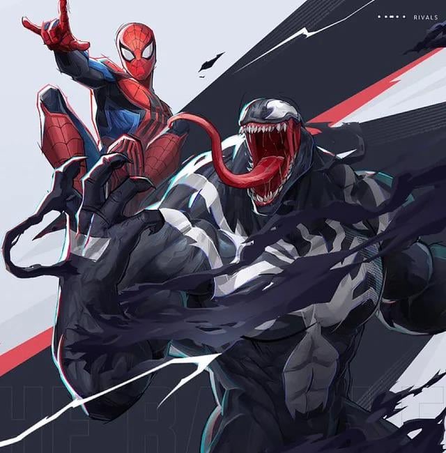 Saulman11835779's tweet image. So if that recently-revealed art is accurate then it means the symbiote doesn’t increase Eddie Brock’s size at all and he’s literally 8 feet tall even without it 😭