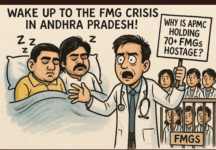 jaganholicc's tweet image. 🧵 THREAD: Andhra Pradesh ’s FMGs ( Foreign Medical Graduates) are starving for justice under the NDA Coalition 

Main leaders @ncbn , @PawanKalyan &amp;amp; @naralokesh have turned a blind eye to the situation.

#WeStandWithDoctors 
#SaveFMGs 
@Manchiga_Undu