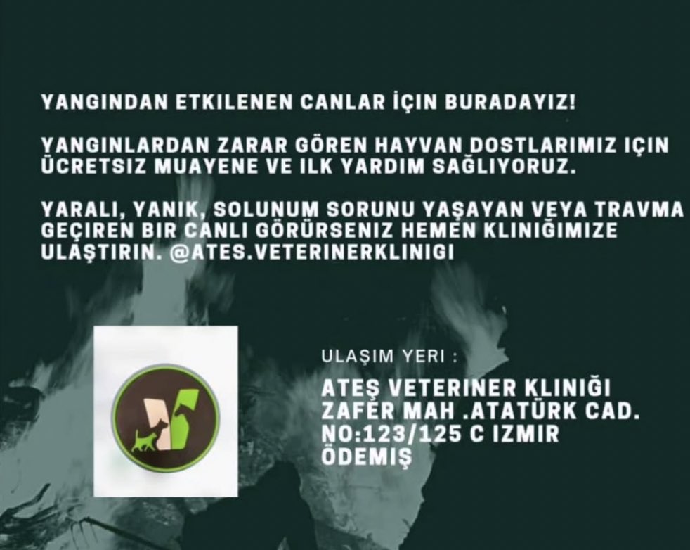 24 saat açık ücretsiz klinik 

#izmiryanıyor