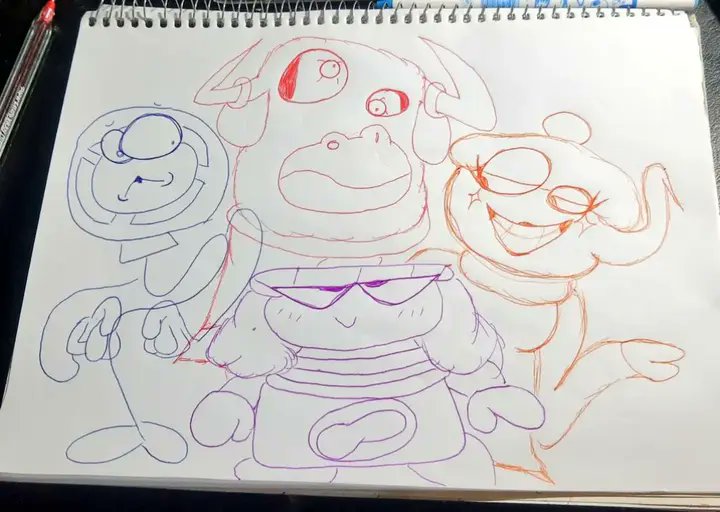 Mano pinches diseños raros que me hacía...