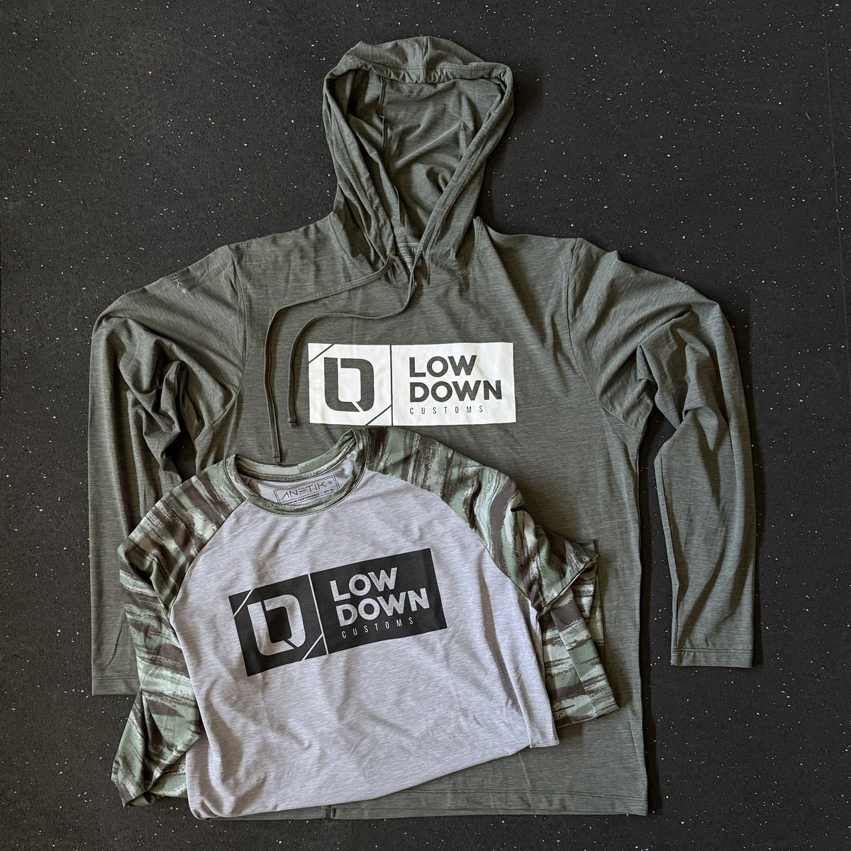 x ANETIK Raglan and Hoody.
(available now | lowdowncustoms.com)

The ultimate hot weather tool allowing the perfect balance of breathability and protection from the…

Full UPF30+ protection. Drawstring hoody. Zippered stash pocket. 
Built For Chaos.
#lowdowncustomrods