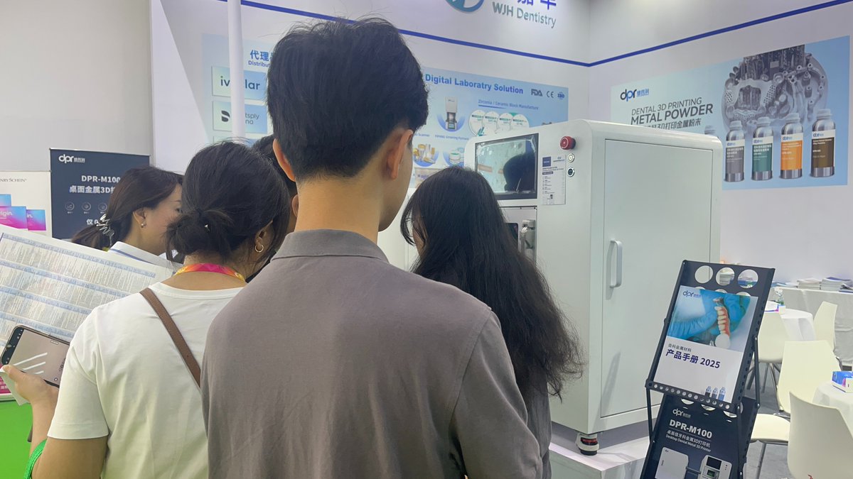 DPR_3DPrinting's tweet image. DPR 2025 Sino-Dental ended perfectly.🥳DPR #desktopmetal3Dprinters received rave reviews. Please wait patiently. We will deliver them one by one.🥰
#dental3dprinter 
#SLM3Dprinter #dmls3d #Metal3DPrinter #metalpowder   #desktopmetal3Dprinter #DPRmetalprinter #cobaltmetalpowders