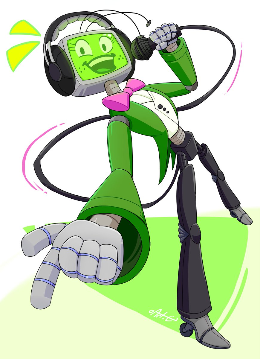 Second Art Attack. DreamExtractArt's OC, Misty Bandwidth.