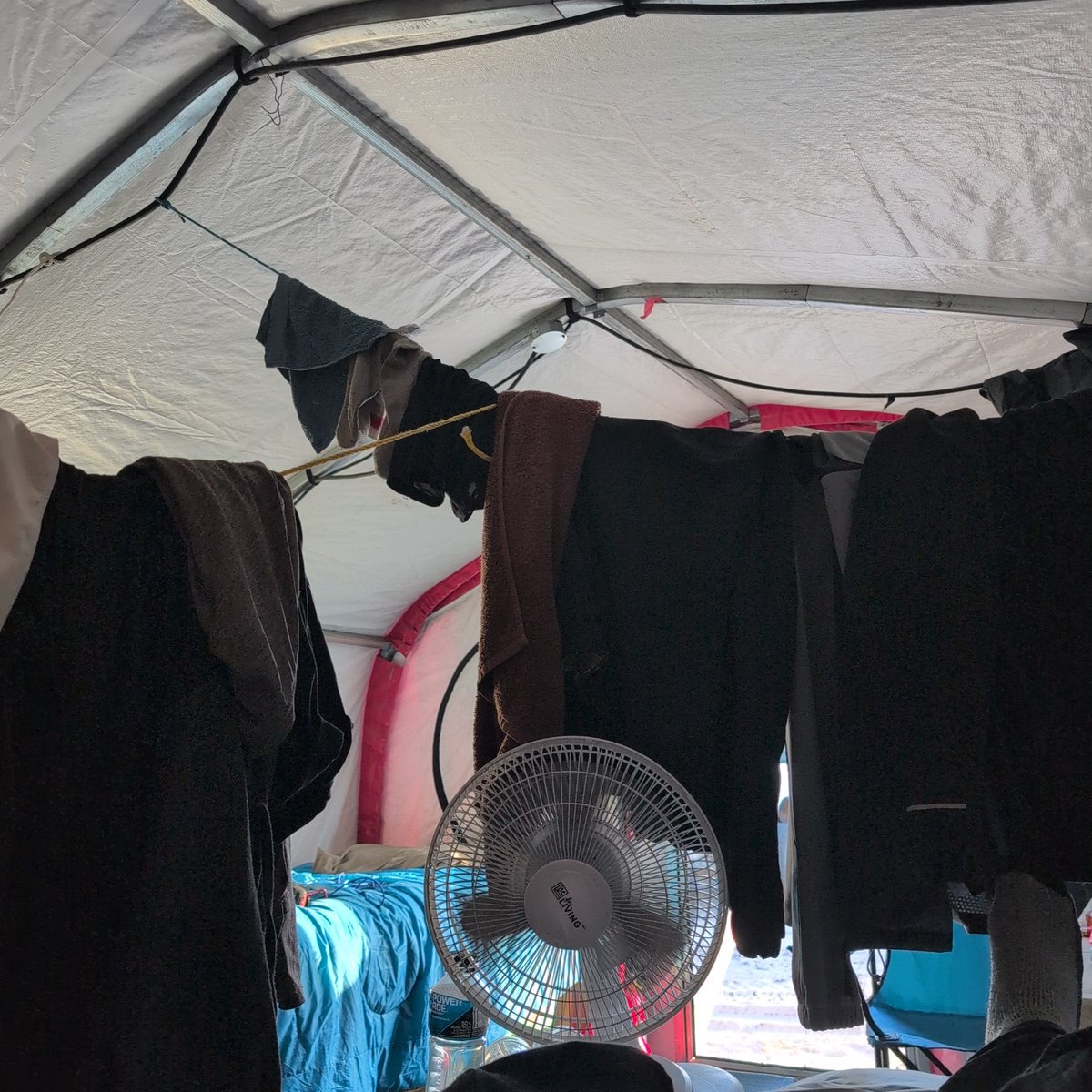 I think I'd kill for a cold beer but here I am stuck in this dry prospection camp FFS