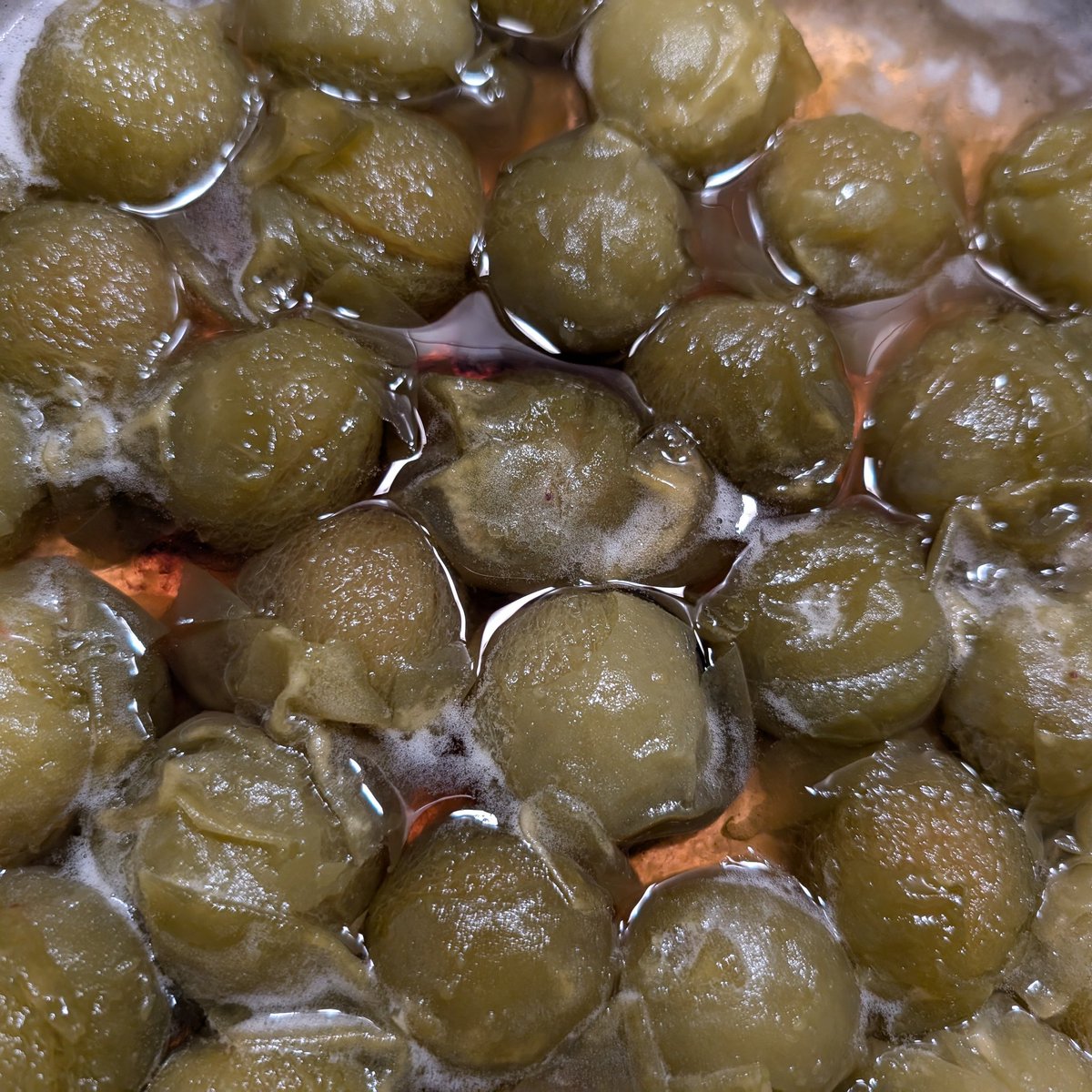 青梅の甘露煮を作りました😋ミリンで煮るやり方
出来上がりも酸っぱい🙆