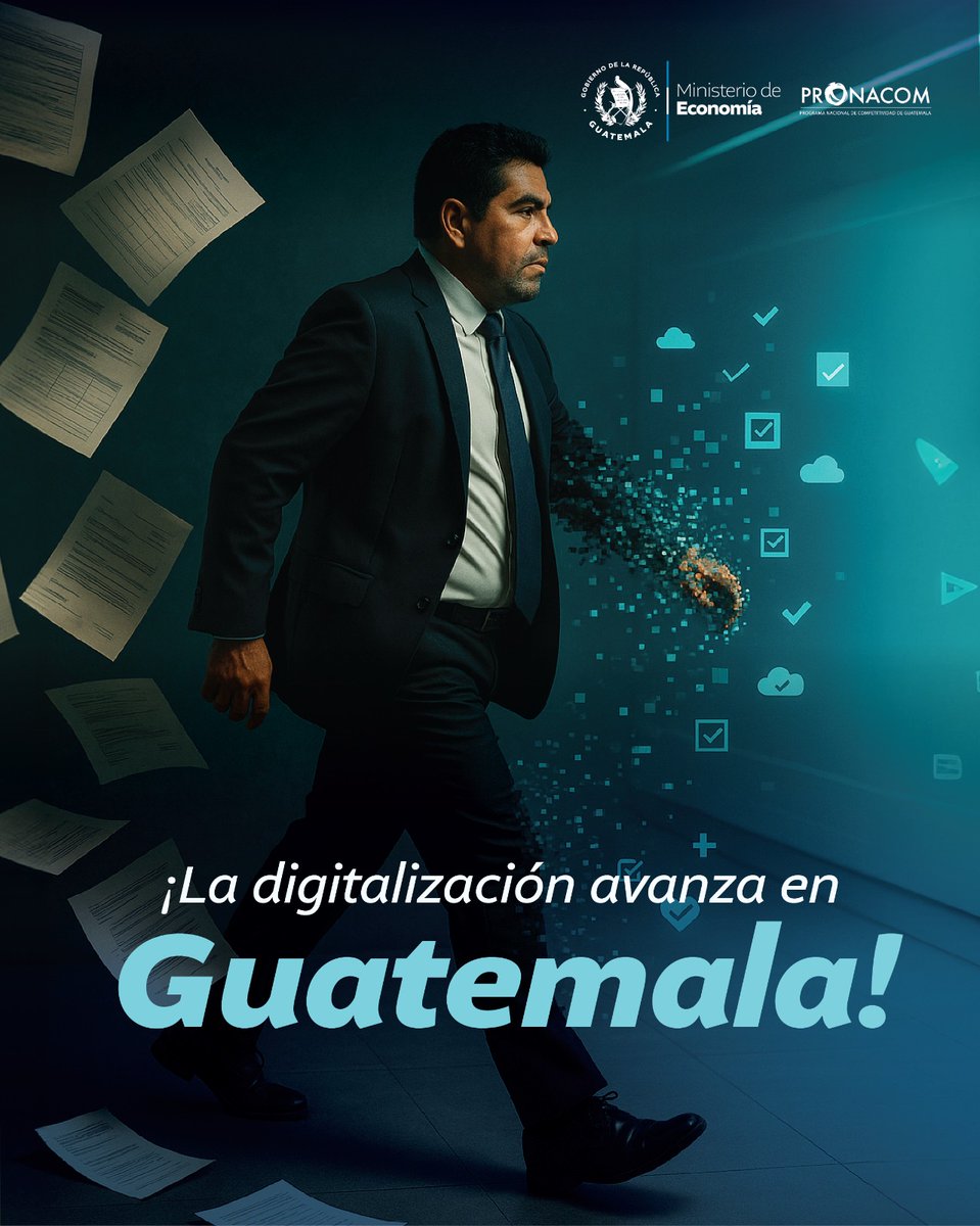 ¡La digitalización avanza en Guatemala! 🇬🇹

Gracias a aliados como el Registro Mercantil, varios trámites ya se realizan en línea.

Promovemos estos avances para facilitar el desarrollo empresarial. 

#TrámitesDigitales #EmpresariosGT #PRONACOM
