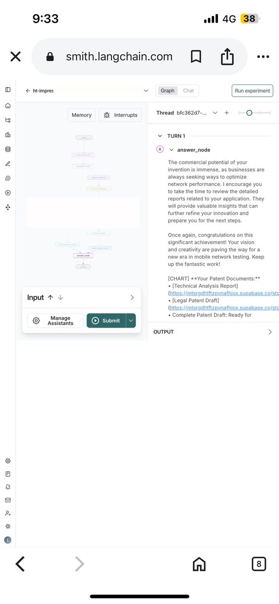 Just tested my #AIAgents on #LangGraph Cloud while commuting 😍🚀

#resilience  + #innovation = 🔥

Our #product #IdeaSketch is cooking — stay tuned for the beta 👀

Thanks to @Soonami &amp; <a href="/FoundanceDAO/">Foundance (🌍,🤝)</a> for backing dreamers who build 🌍 #Entrepreneur 

#StartupLife #Motivation 💪