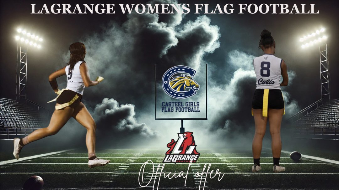 CasteelFlag's tweet photo. Congratulations to senior and middle LB @AutumnSyke65062 on earning an offer to play women’s flag gootball for @LCPanthersFlag your off season work is paying off. Trust the process!  RECRUIT AZ! @CasteelAthletic @CUSDAthletics  @scoutSMART_  @BJMedia1 @_RECRUITid @CodyTCameron https://t.co/df5RJdVtrA