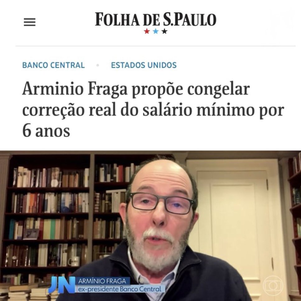 O sujeito que o Jornal Nacional entrevistou hoje para defender o CENTRÃO é esse aqui 👇🏽
