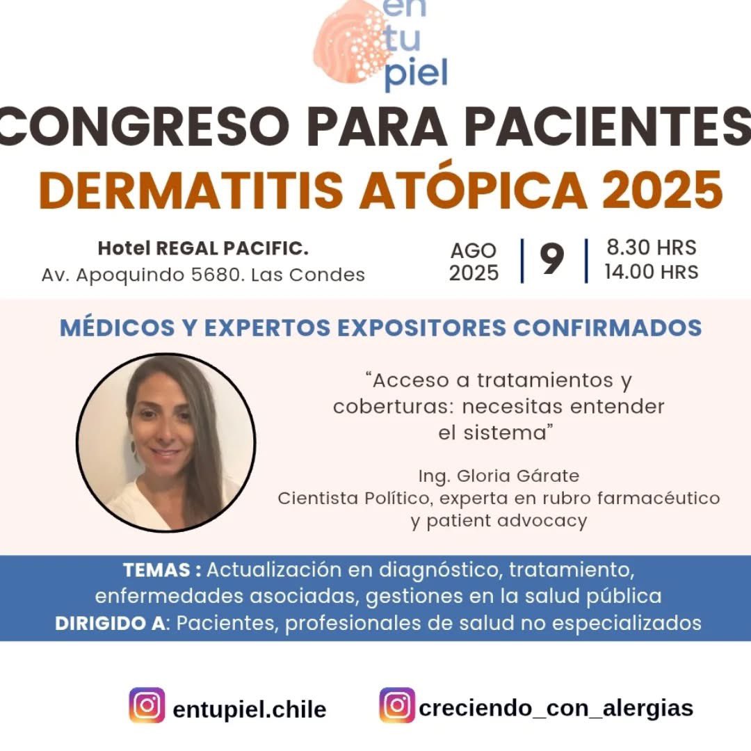 EnTuPielChile's tweet photo. ¡Atención, comunidad con dermatitis atópica! 
¿Te imaginas un espacio donde tu experiencia es el centro y los mejores especialistas comparten las últimas claves para vivir con una piel sana y feliz? 🥰🩷
El  congreso D. A. S reunirá a un panel experto de lujo
#DermatitisAtópica https://t.co/fjM9WWmC7D