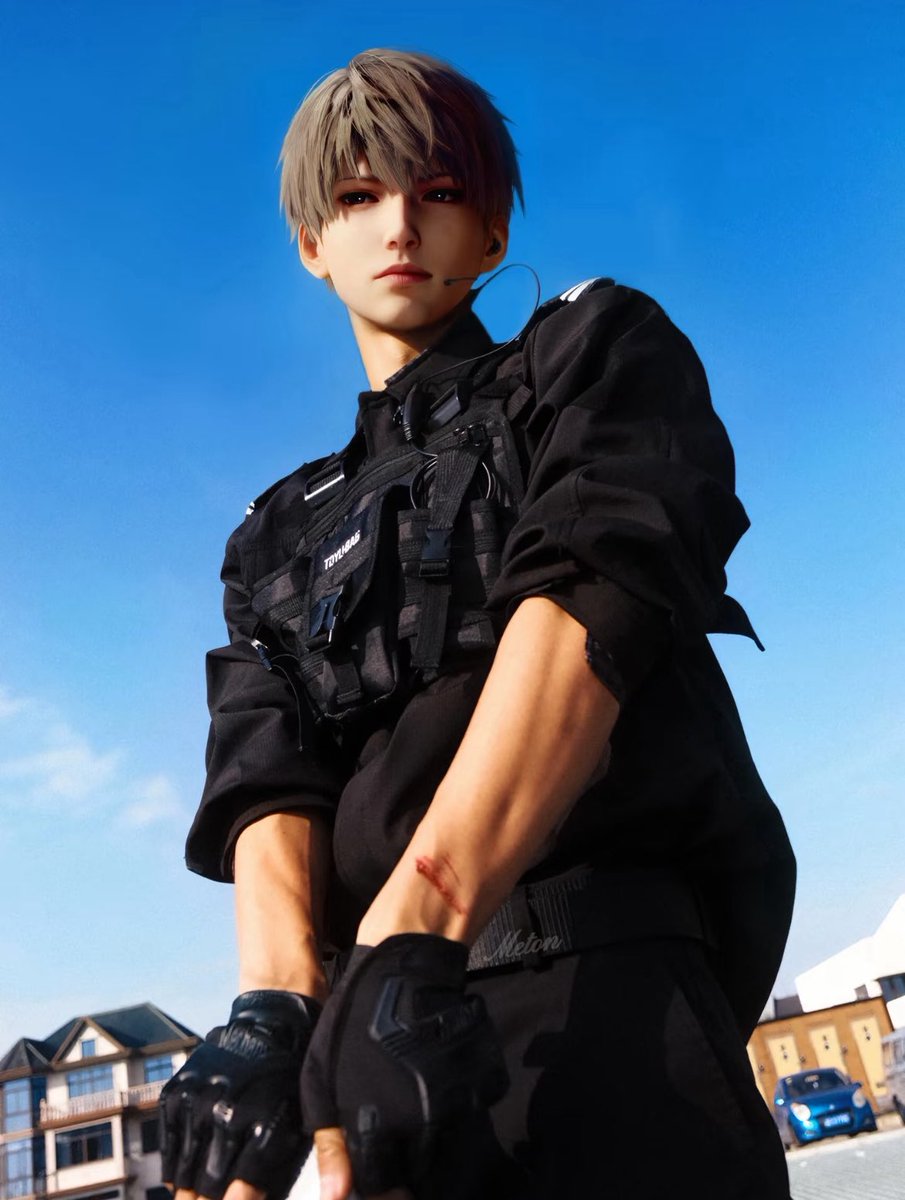 Nagi_reooo's tweet image. 小沈警官
请把我逮捕到你的房间

图源小红书：Metonnn

#恋与深空 #LoveandDeepspace #恋与深空沈星回 #沈星回
