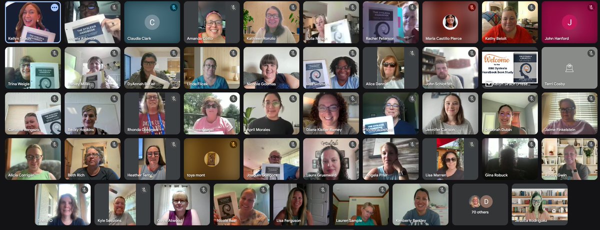 Over 130 educators joined us today to kick off our Dyslexia Handbook Book Study! What a testament to their dedication to the students that they serve. Illinois has the best educators! 😍😍😍

#IllinoisEducators #LiteracyAndJusticeForIL #ILSLDSupportProject