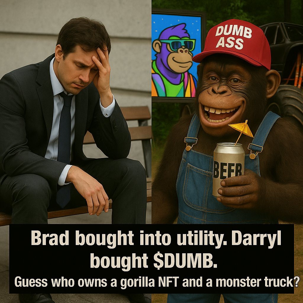 Dumb_Ass__Coin's tweet photo. @9ali_ Smart money buys dumb coins. That’s just facts. #DUMBASS

https://t.co/tOcdCflHdu
https://t.co/oa7RX5X9gv
#DUMBAssCoin #Solana #crypto #cryptocurrency #memecoin #SolanaRewards https://t.co/16mpKWRTmA