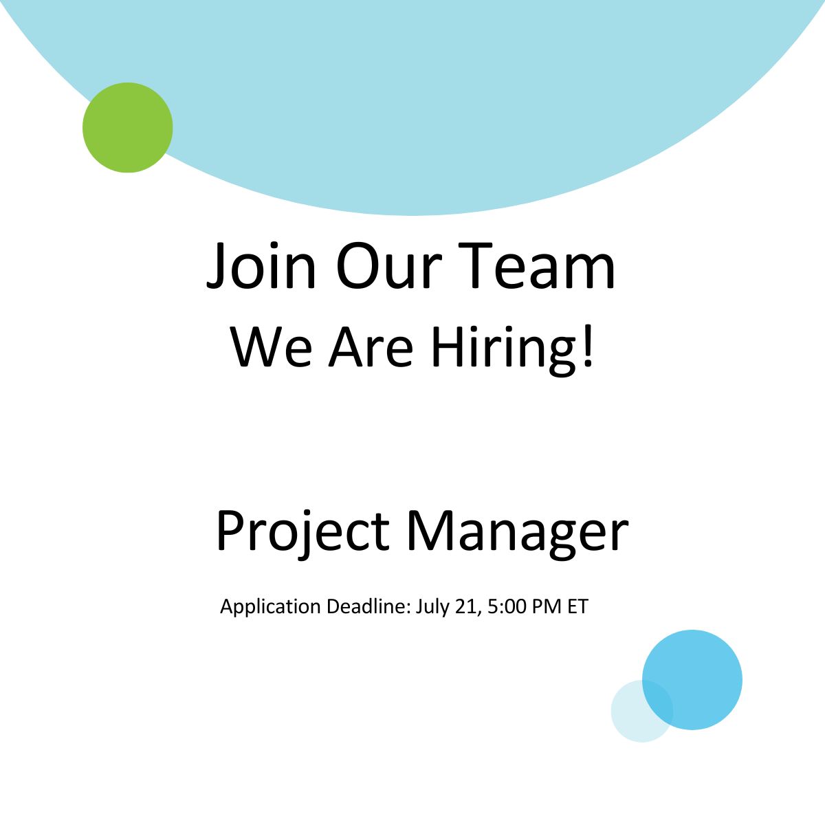 Join our team! We’re looking for an enthusiastic Project Manager to join our 8 80 Cities team.  
Read the full job posting here: 880cities.org/8-80-cities-is…
#880Cities #CreatingCitiesForAll #ProjectManager