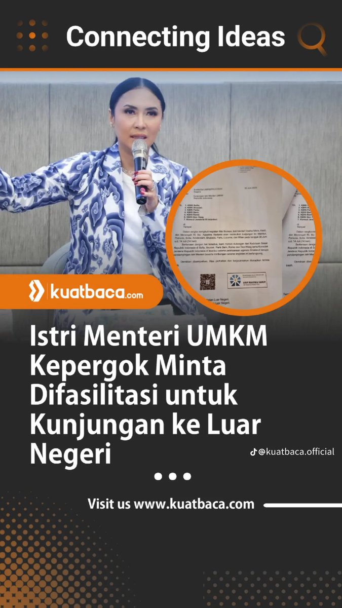 Waduh..
Mau perjalanan dinas apa gimana?