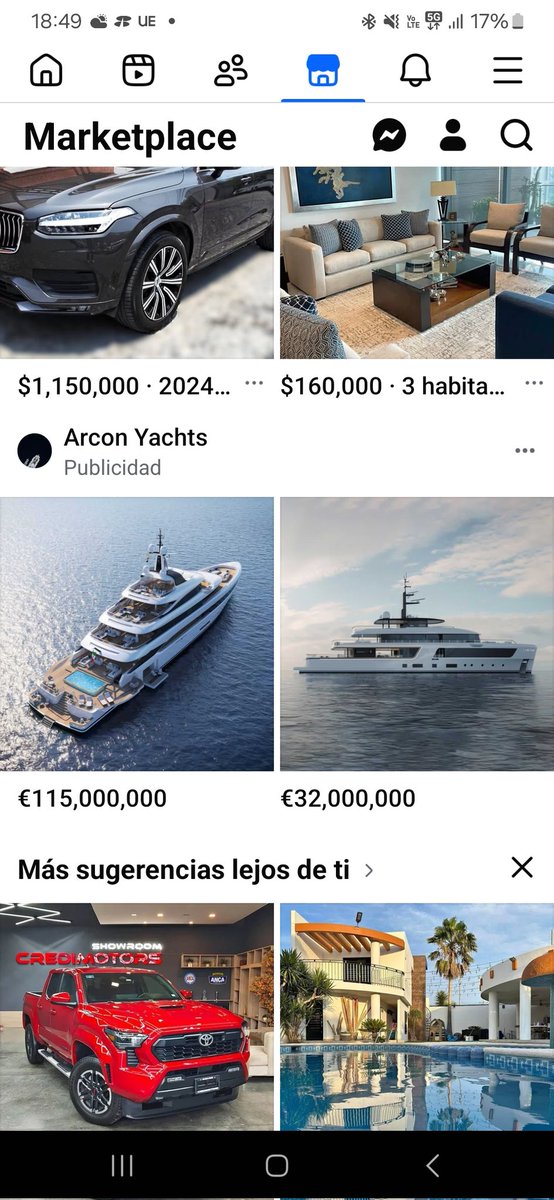 CapFilomeno's tweet image. Eehhhmmmm siii marketplace, muchas gracias, pero yo creo que me wa tener que aguantar hasta la otra quincena...