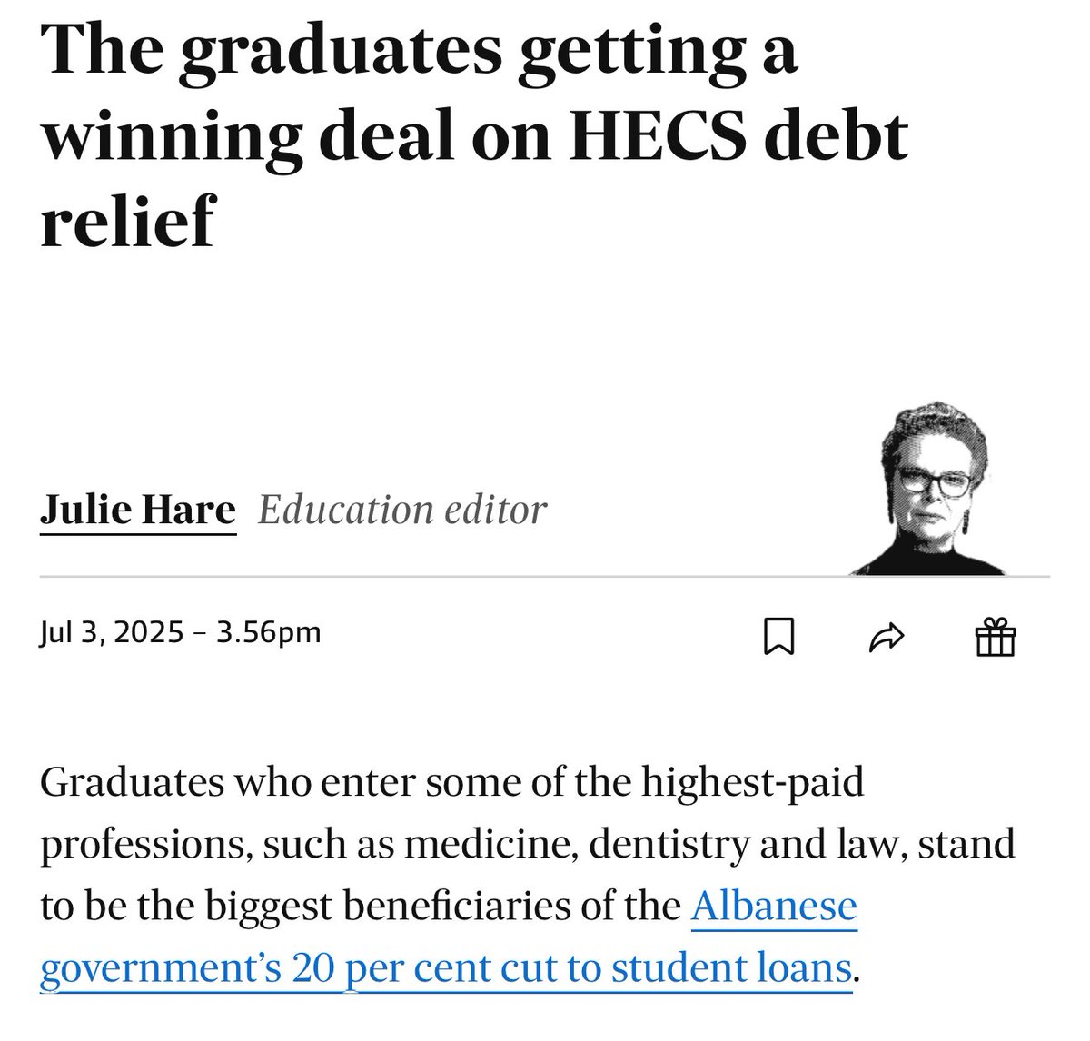 A terrible policy that should be a major national scandal and absolutely abhorred by the left more than anyone else is promoted unapologetically and proudly by this Labor government.