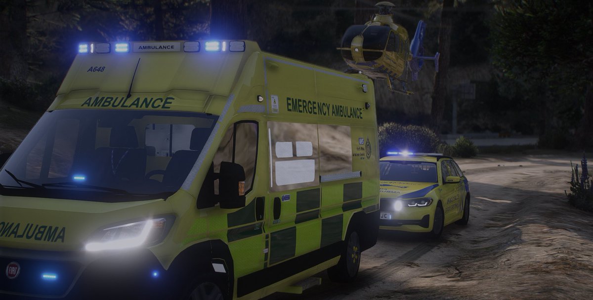 PMRPC_NWAS's tweet image. 🚨Trauma Call🚨

Today A648 was dispatched too an elderly male who called Triple 9, Our NWAA Critical Care Car and Helimed  was also attached the male made a full recovery 

Amazing work from all Crews Involved!

#NWAS #NWAA #Fivem #fictional
