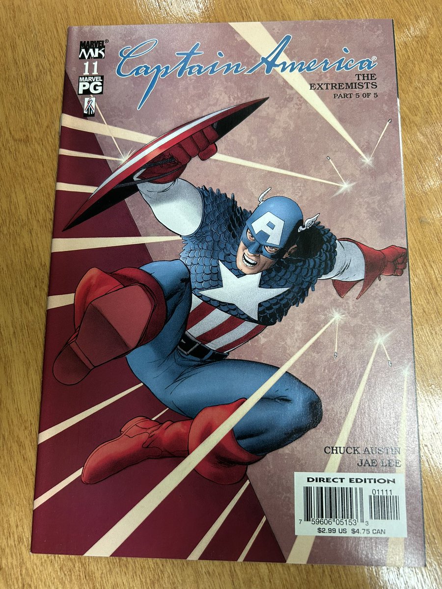 Captain America #11 (2003) John Cassaday cover🇺🇸