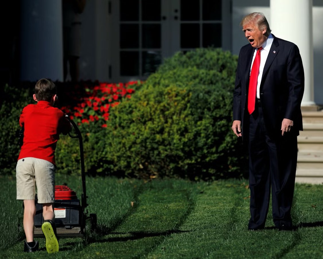 "I'M BRINGING BACK ROMAN STYLE GLADIATOR FIGHTS, BUT MY FRIEND, DANA WHITE, SAYS WE CANT USE SWORDS SO THEY'RE GONNA JUST KICK AND PUNCH EACH OTHER. 

YOU'D LIKE DANA, HES BALD."