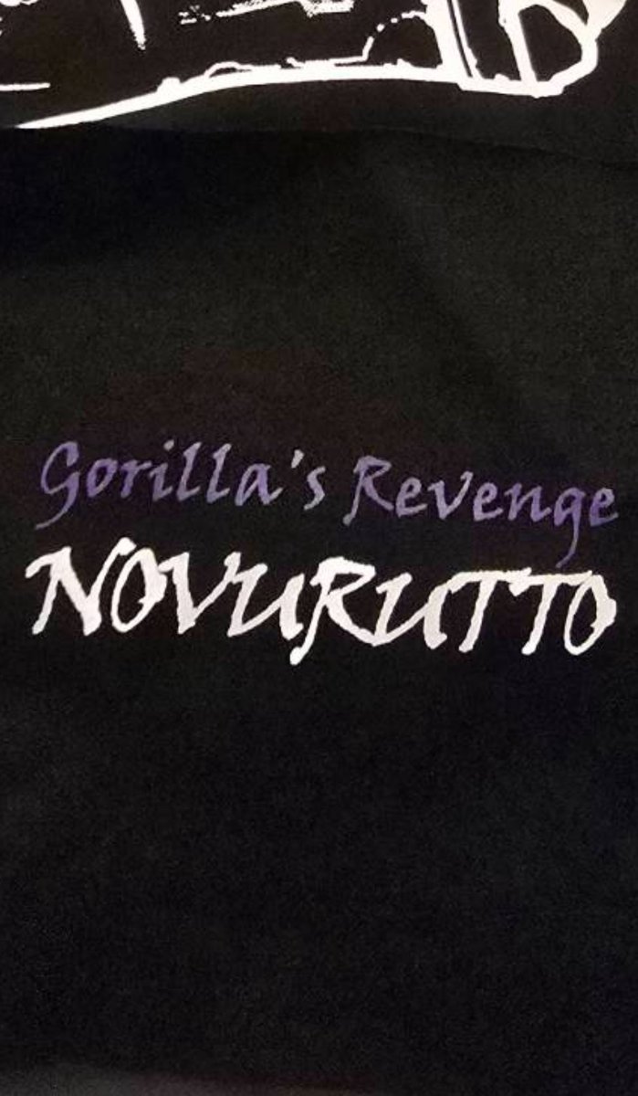 v_nobu's tweet photo. 昨日ノヴログで発表しましたが

私のアパレルブランド名は

👏👏👏👏👏👏👏

NOVURUTTO-gorilla'sRevenge-

ノヴルットに決まりました。

👏👏👏👏👏👏👏

副題のゴリラリベンジは昔、お洒落が好きやったおじさん達の逆襲という意味を込めて。

ゴリラ＝おじさん ゴリラ＝私。

ただ、服自体は女性目線で作ってます。

おそらく8月12日の私の誕生日に発売日を発表すべく急ピッチで1stのTシャツを作成中っす！

全部の服に意味を込めて世に放ちます。

少しだけボーナスを置いといてください！

#NOVURUTTO
#結局俺はBURUTTO委員会が好き
#おろげとチュパもXLでいけるはず
#なので滅亡する訳が無い
#とりあえずいいねとリポストだけでもしてよ