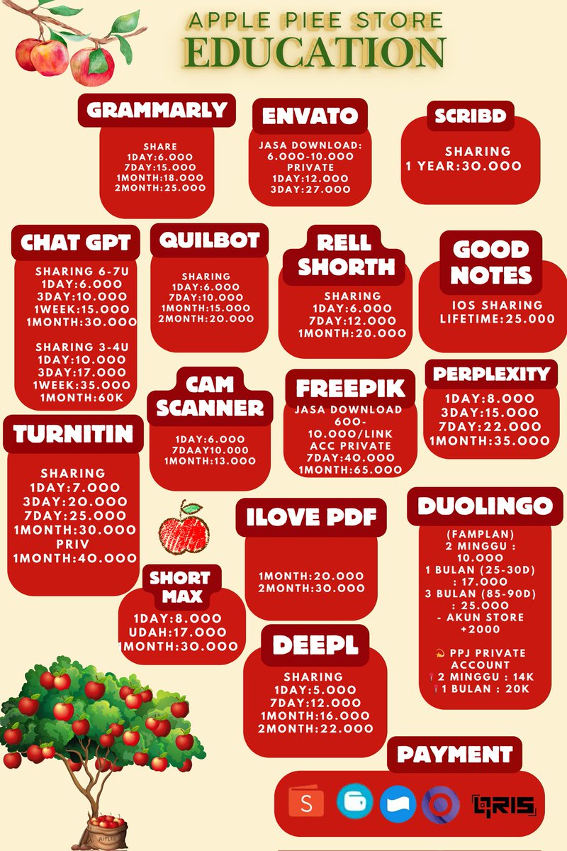 hello bello!🍎(⁠◠⁠‿⁠◕⁠)

sedang mencari app premium kak? aku adaa! (｡>﹏<｡) terjamin bergaransi, no ribet &amp; 1OO% trusted, many testimonie, harga terjangkau juga loh! uhmm.. please contact me on dm or:

 📞:wa.me//+6285117139173
📩:whatsapp.com/channel/0029Vb…
#zonauang️