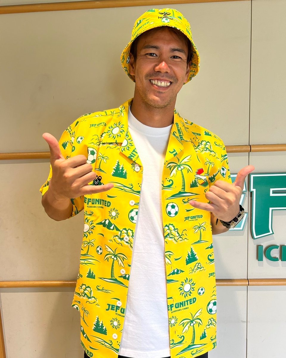 7/5新商品情報〜 ジェフユナイテッドアロハグッズ登場🌴 🏖️ #hummel