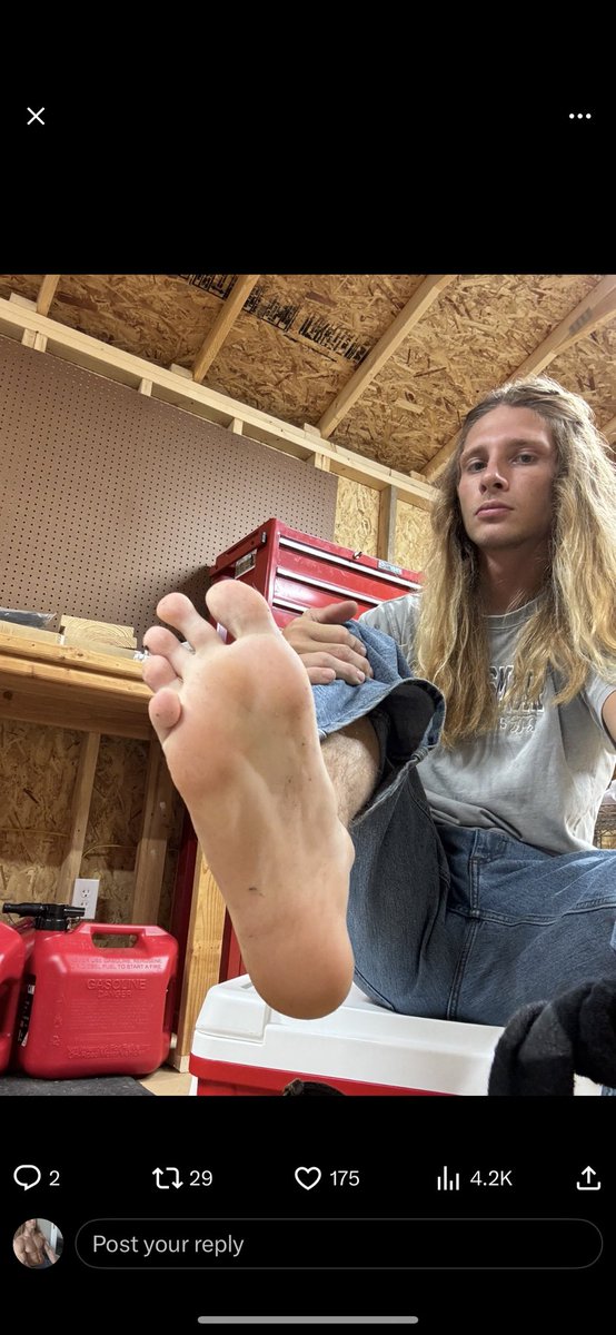 MASTERTOOLZA9's tweet photo. @mooseguy25 worship my feet baby https://t.co/J1le4PEYfc