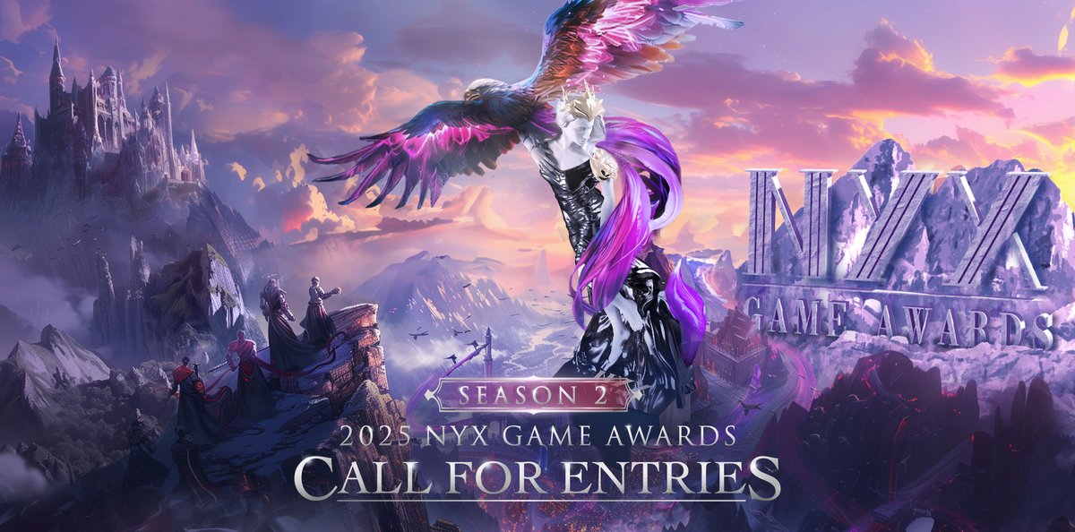 2025 NYX Game Awards Season 2 is calling for Final Entries!
S2 Final Entry Deadline: August 6, 2025
Enter today:  nyxgameawards.com

#NYX #NYXAwards #NYXGameAwards #gameawards #gameoftheyear #indiegamedev #gamedevelopers #gamedeveloper #gamedevelopment #goty #gamedev