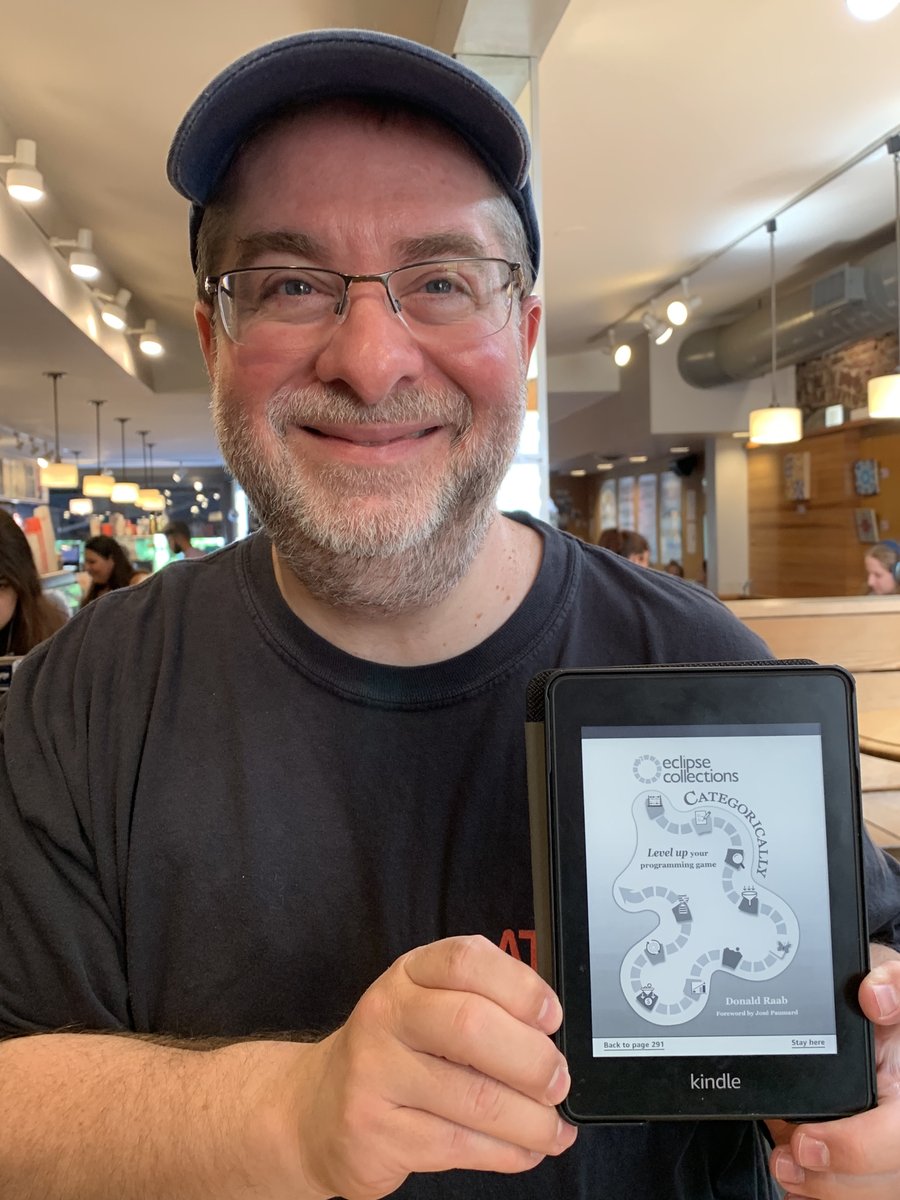 I met my book editor for coffee today at Small World Coffee in Princeton, NJ. Got my first look at "Eclipse Collections Categorically" on an actual Kindle. It looks good in grey scale and on a tablet in full color. I had only seen it in the Kindle app on my laptop previously.