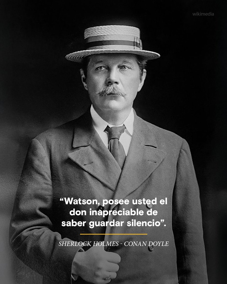 #HoyEnLaHistoria #HoyEnLaHistoria En 1930, fallecía Arthur Conan Doyle, creador Sherlock Holmes, el detective más famoso de la literatura.