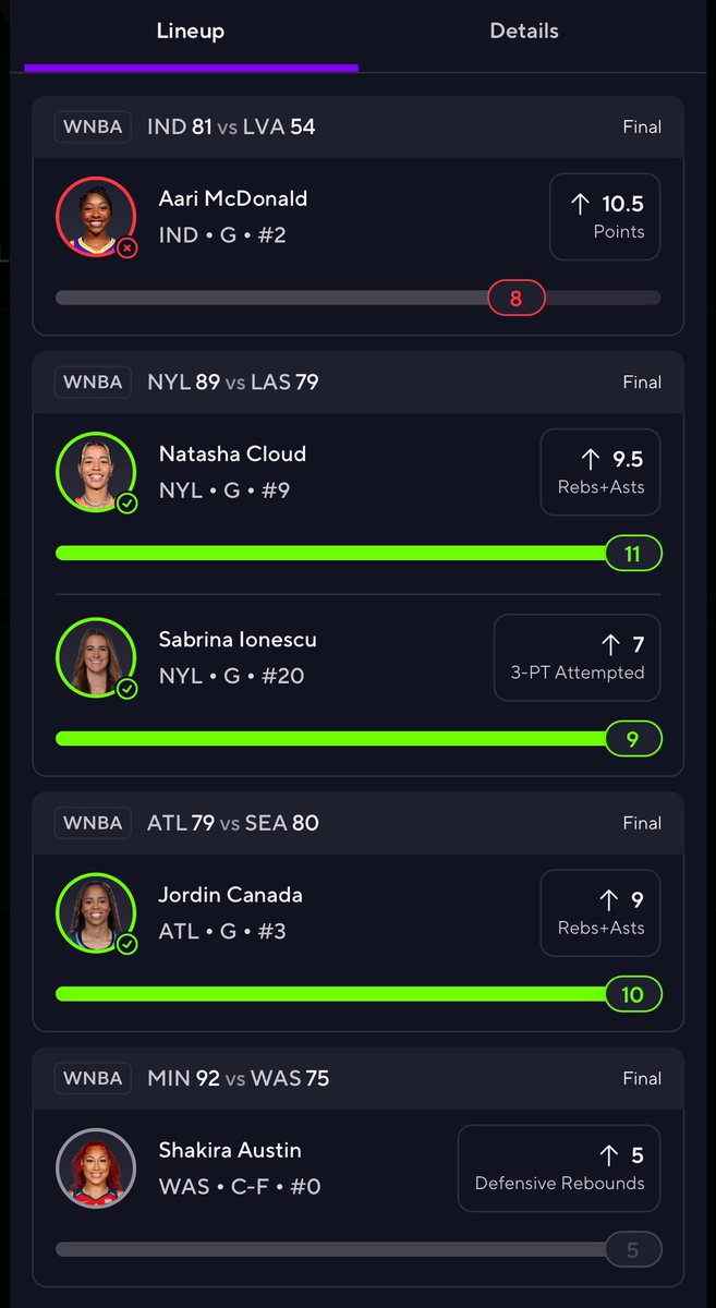 Profit was made but McDonald sold the dream ✅🤧 #WNBA